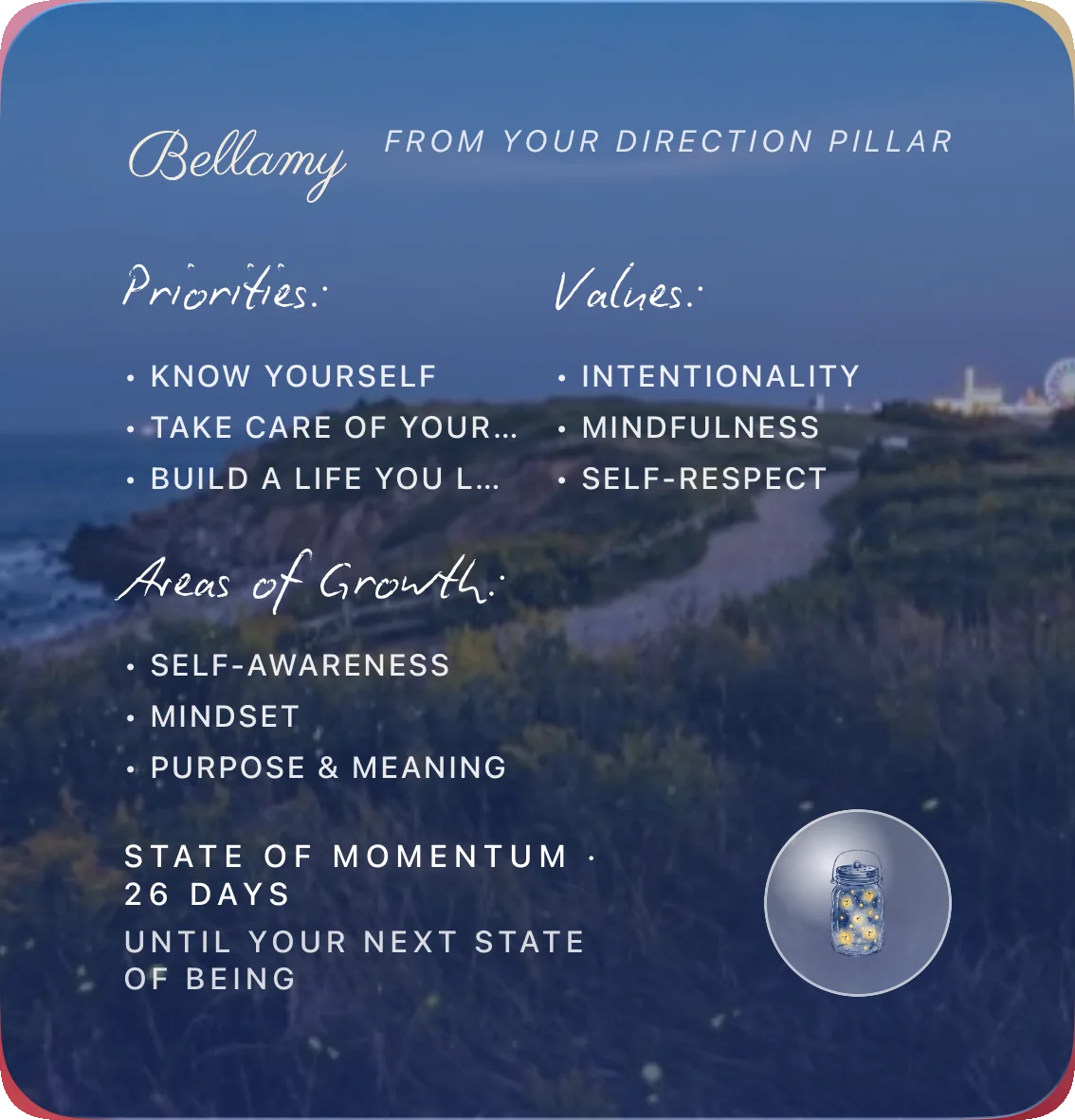 The Bellamy widget